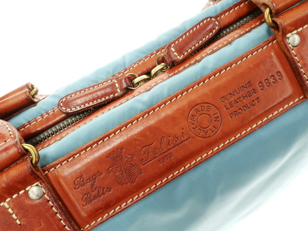 楽天市場】【中古】フェリージ Felisi 9839 ナイロン×レザー 2way