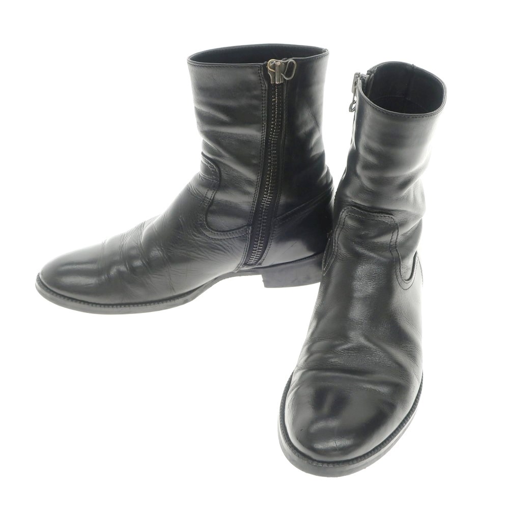 楽天市場】【中古】ブッテロ BUTTERO サイドジップ ブーツ ブラック