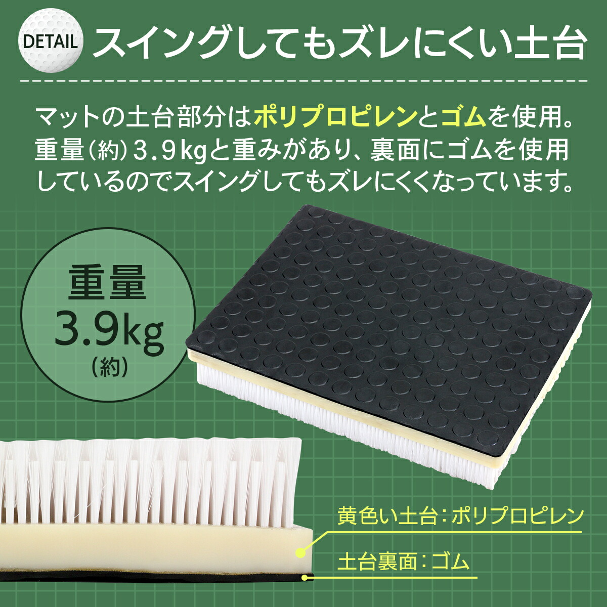 楽天市場】バンカーマット 2WAY ゴルフマット バンカー 練習 マット