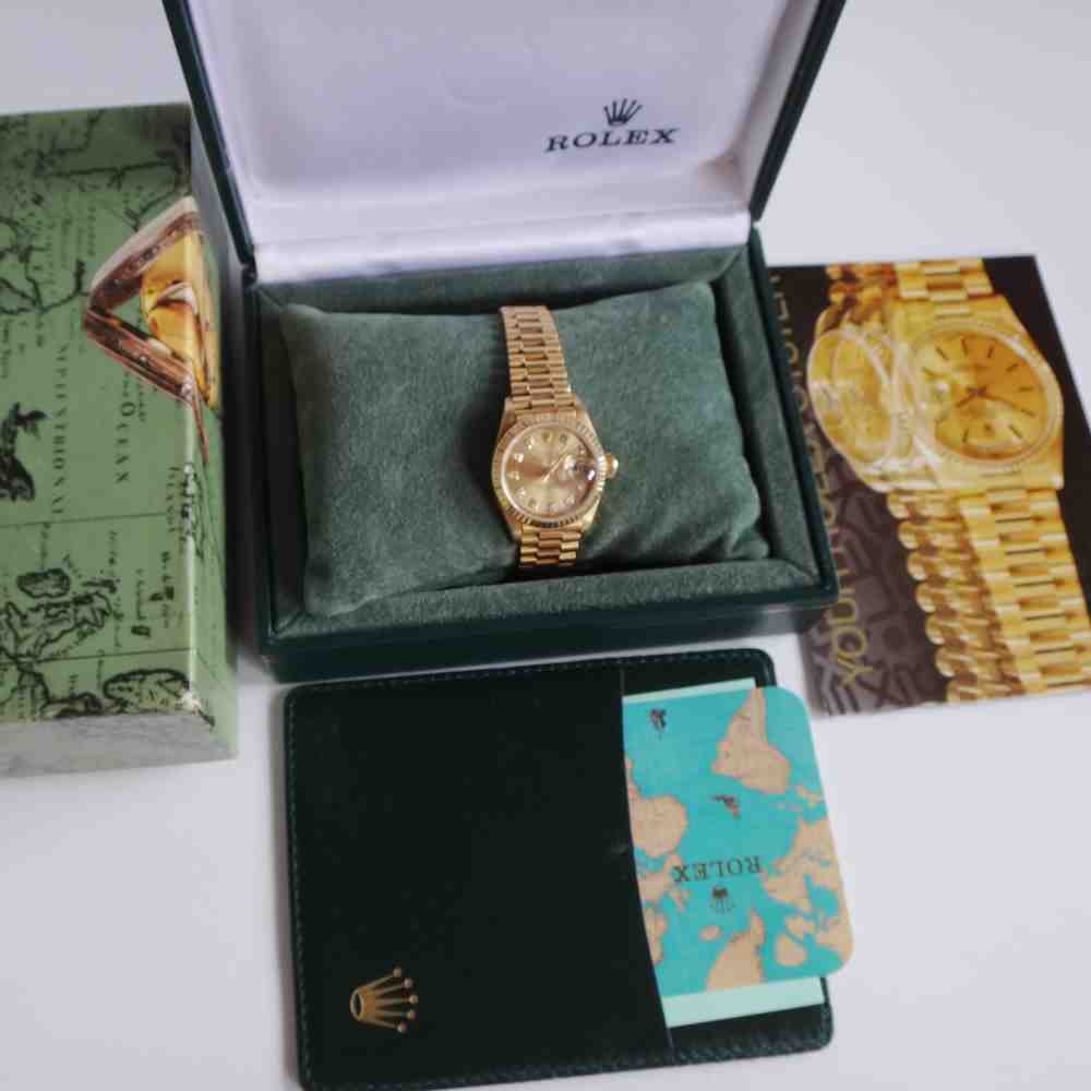 楽天市場】ROLEX ロレックス 69178G 腕時計 レディース 純正10Pダイヤ