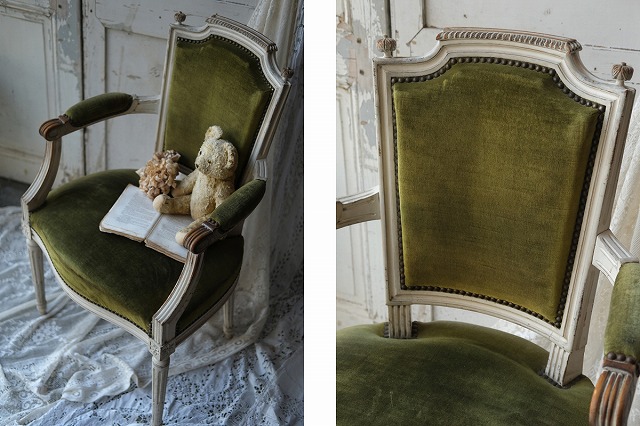 楽天市場】フランス アンティーク ルイ16世様式 アーム付きサロン