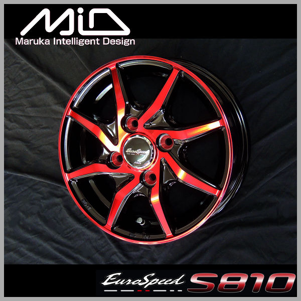 楽天市場】送料無料□ユーロスピードS810□ブラックポリッシュ