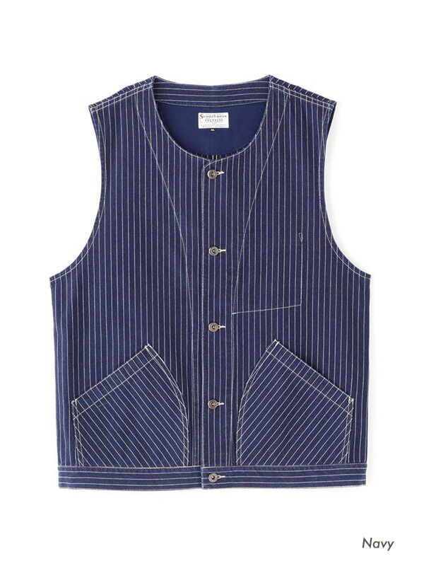 楽天市場】Schott ショット ヒッコリー ストライプ デニム ベスト