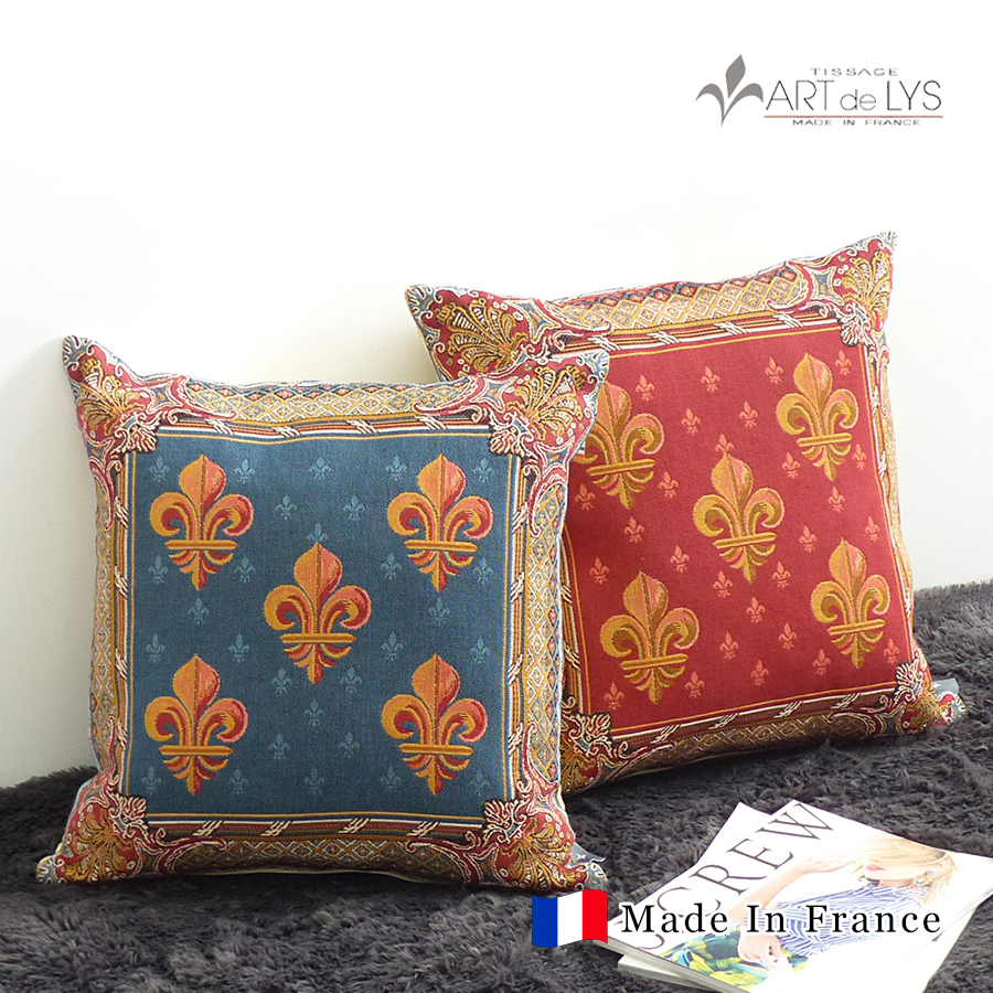 楽天市場】ART de LYS フランス製 ゴブラン織り クッションカバー 7583