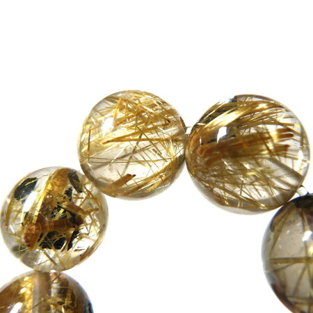 楽天市場】ヘマタイトルチルクォーツ ブレスレット 11mm玉×18個 内周