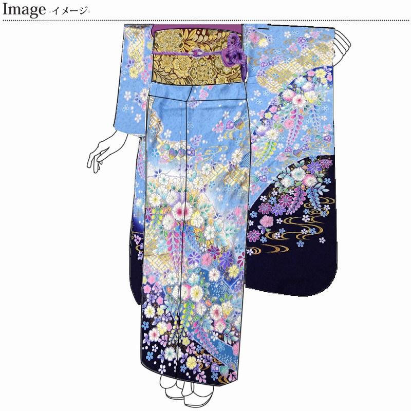 楽天市場】振袖 手縫いお仕立て付き 十日町「桐屋」謹製 翠山工房 夢幻