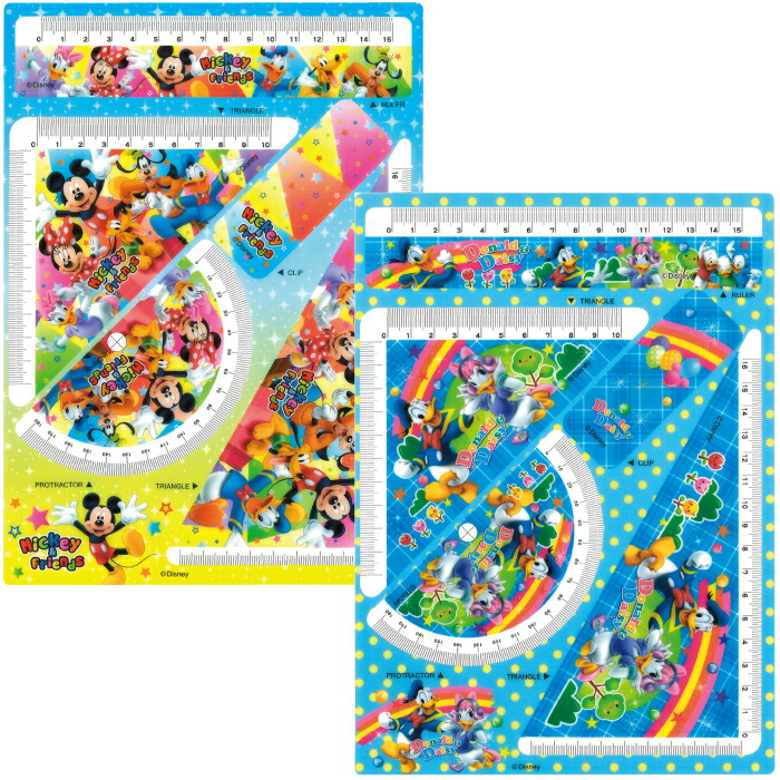 楽天市場】【ディズニー定規シートセット】ディズニー 定規 シート