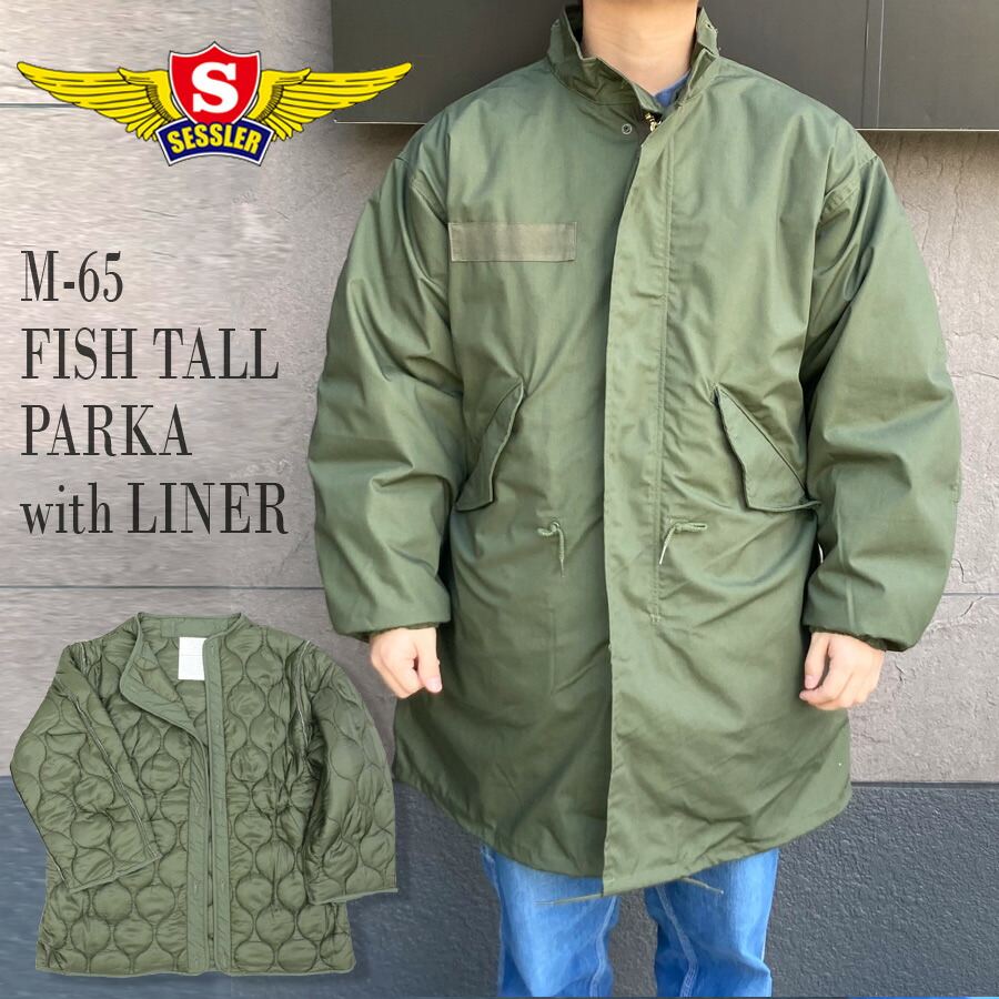 楽天市場】SESSLER（セスラ） M-65 PARKA フィッシュテールパーカ