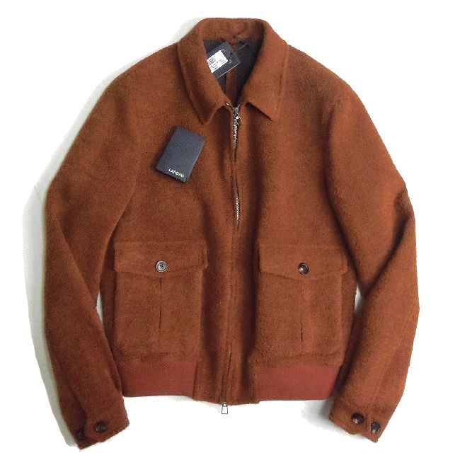 楽天市場】LARDINI ラルディーニ LIKNIT 起毛 ブルゾン オレンジ