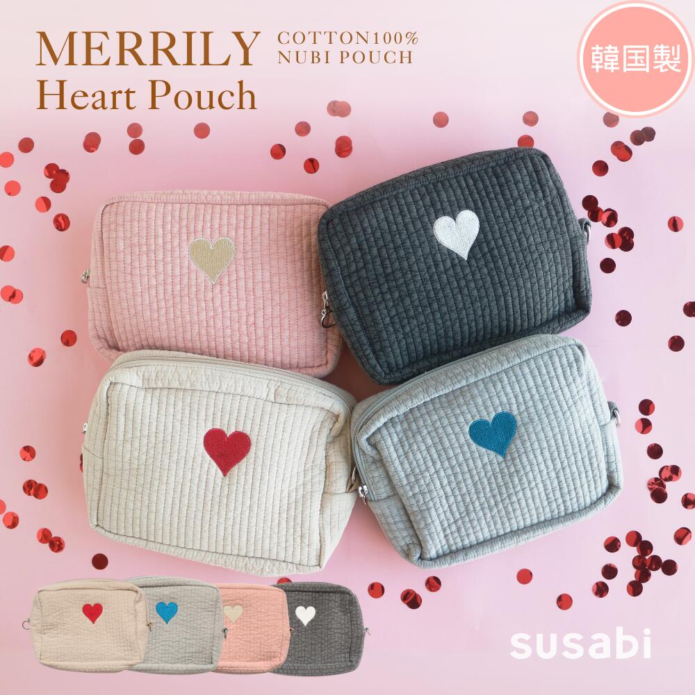 楽天市場】【数量限定】susabi ヌビバッグ ヌビ ポーチ ハート マチ
