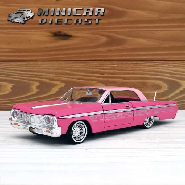 楽天市場】1/24 箱入り ミニカー 1964 CHEVROLET IMPALA GET LOW