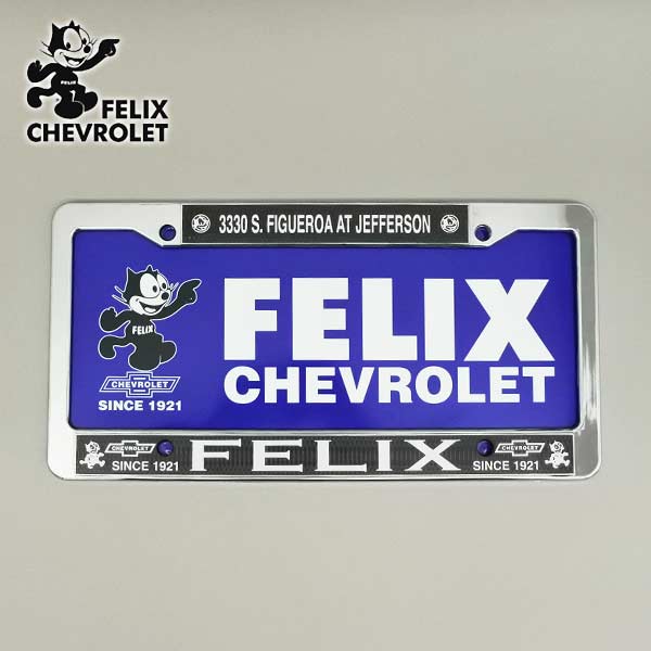 楽天市場】フィリックス シボレー ナンバーフレーム プレート付き