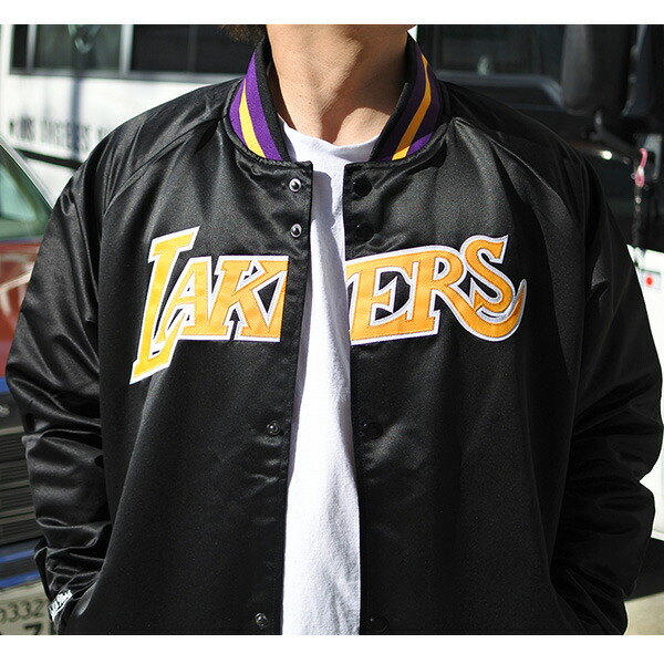 楽天市場】レイカーズ スタジャン メンズ ジャケット Mitchell & Ness