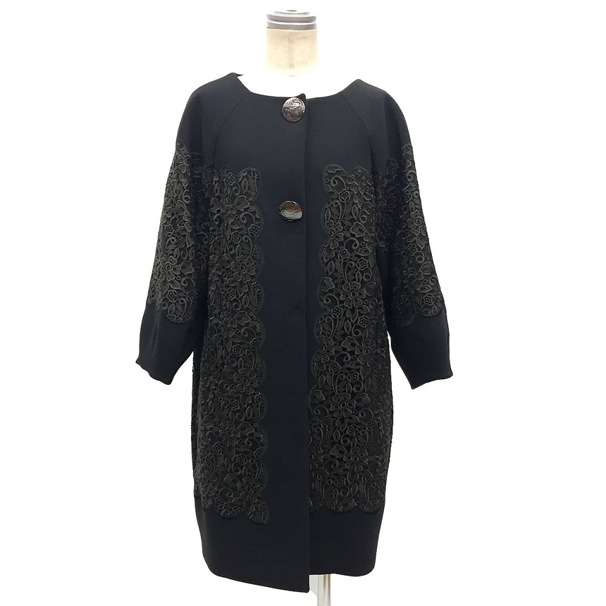 楽天市場】セール BLUMARINE ブルマリン ノーカラーコート 40サイズ