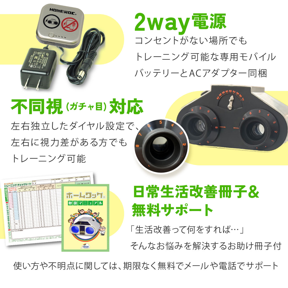 楽天市場】ホームワック 視力トレーニング グッズ 自宅 トレーニング