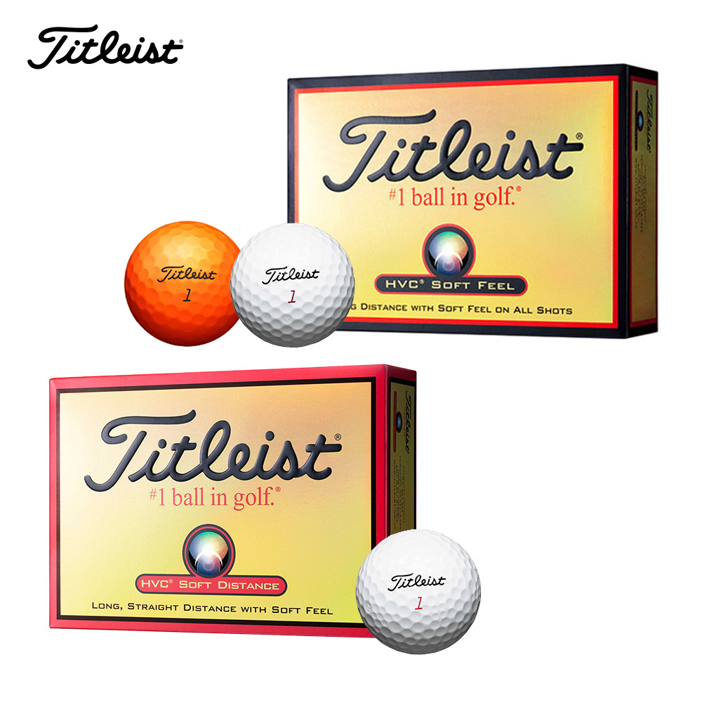楽天市場】Titleist タイトリスト ゴルフ ボール HVC SOFT FEEL ゴルフ