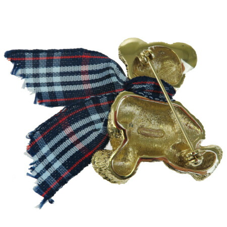 楽天市場】【中古】 超美品 バーバリー BURBERRY ピン ブローチ クマ