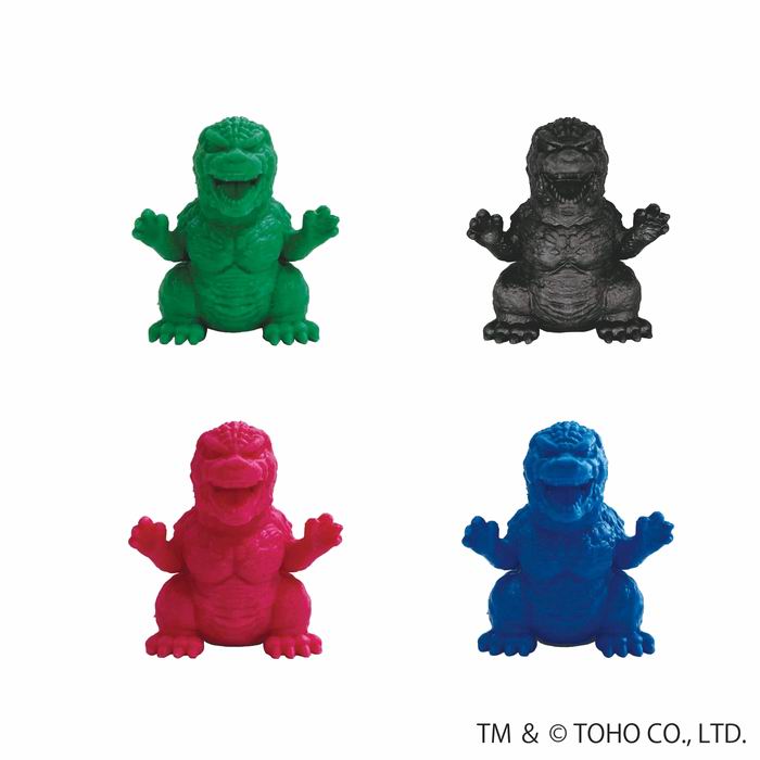 楽天市場】ゴジラ けしごむコレクション (1BOX3個入り) 全12種x4カラー