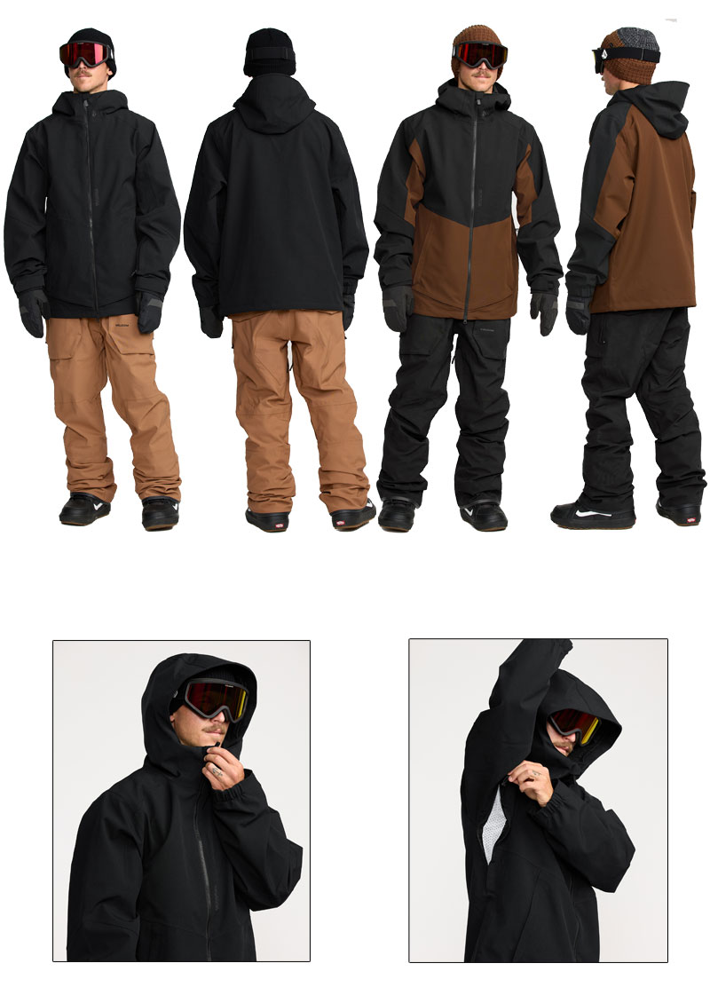 楽天市場】25-26 VOLCOM/ボルコム BRIGHTON FULL ZIP jacket メンズ