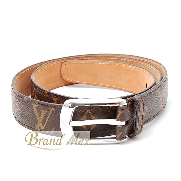 楽天市場】ルイヴィトン モノグラム ベルト サンチュール・エリプス 90