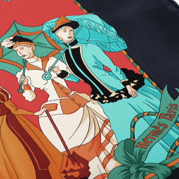 楽天市場】エルメス スカーフ レディース カレ90 シルク OMBRELLES ET