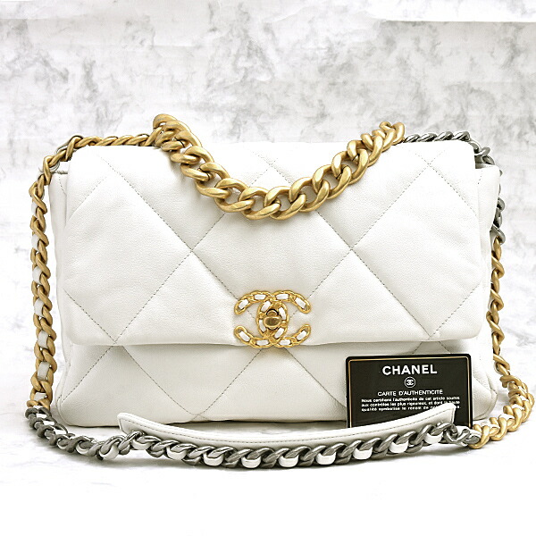 楽天市場】シャネル バッグ レディース シャネル19 ラージ ハンドル