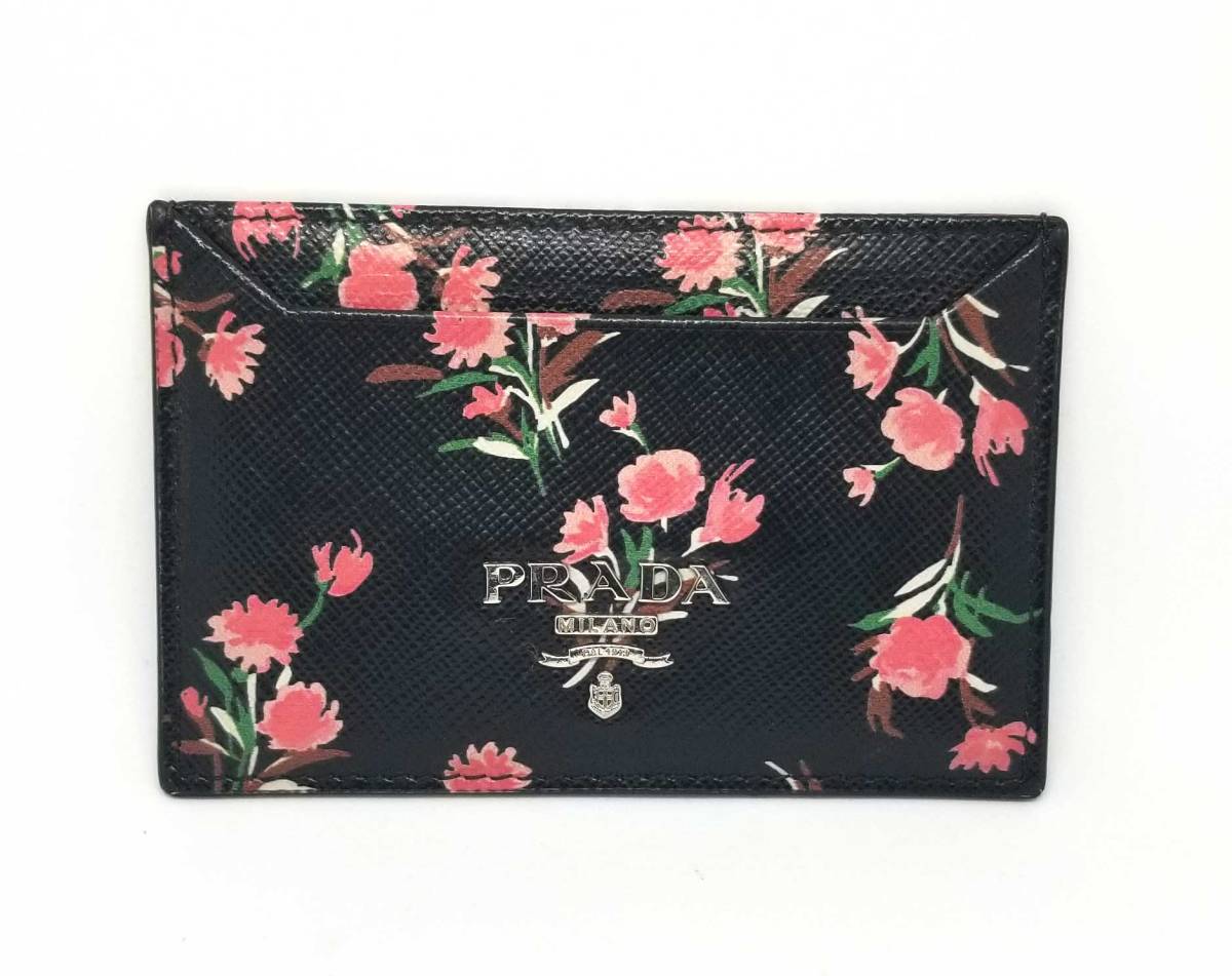 楽天市場】プラダ カードケース パスケース 名刺入れ 定期入れ 花柄