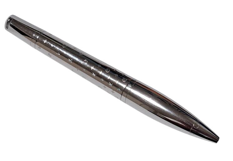 楽天市場】ルイヴィトン ボールペン モノグラム シルバー メタル