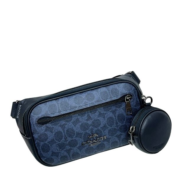楽天市場】コーチ ネイビー（ボディバッグ・ウエストポーチ｜メンズ