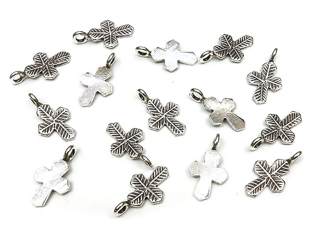 楽天市場】カレンシルバー チャーム クロス【1コ販売】▽ シルバー950