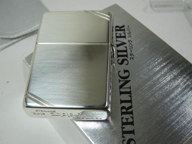 楽天市場】ジッポーライター： Zippo スターリングシルバー #14