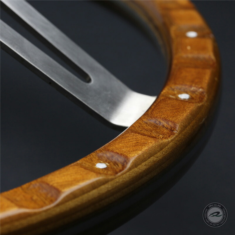 楽天市場】デポレーシング ステアリング ウッド 35.5Φ ディープコーン