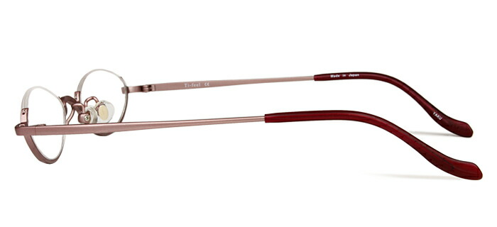 楽天市場】ティフィール Ti-feel クールベリーピンク アンダーリム 46