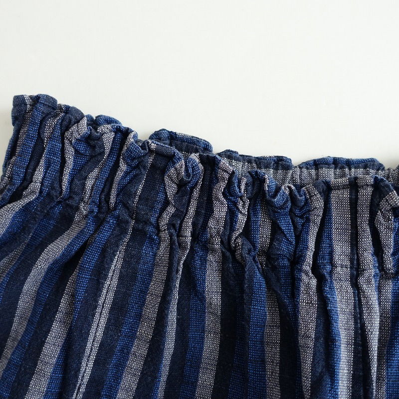 楽天市場】ヤンマ産業 YAMMA 会津木綿 三色棒縞 キュロットパンツ