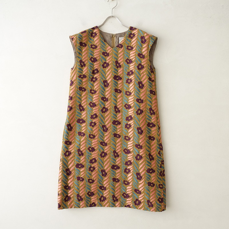 楽天市場】サリースコット Sally Scott Vネックフラワー刺繍ワンピース