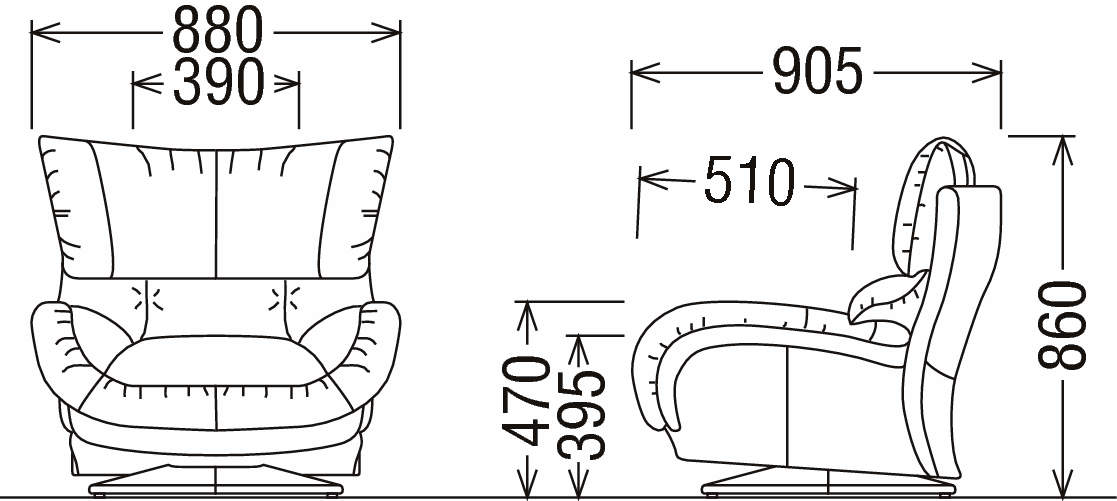 楽天市場】カリモク ZW4707 1Pソファ 本革張ソファ ハイバック肘掛