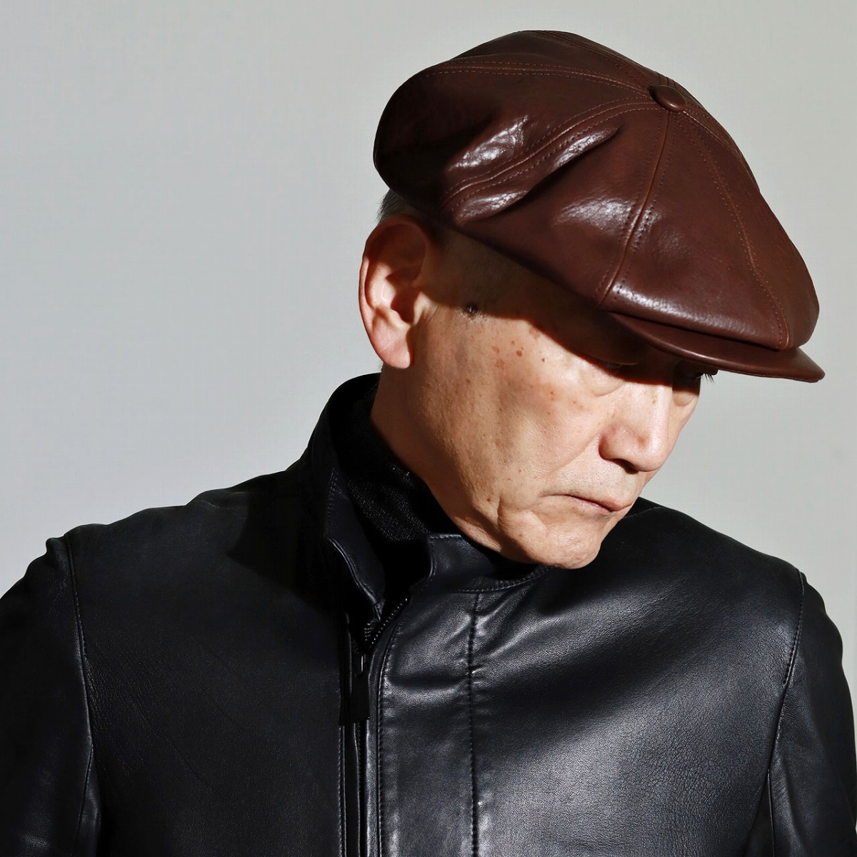 楽天市場】STETSON レザー キャスケット ブラウン 茶 紳士帽 高級