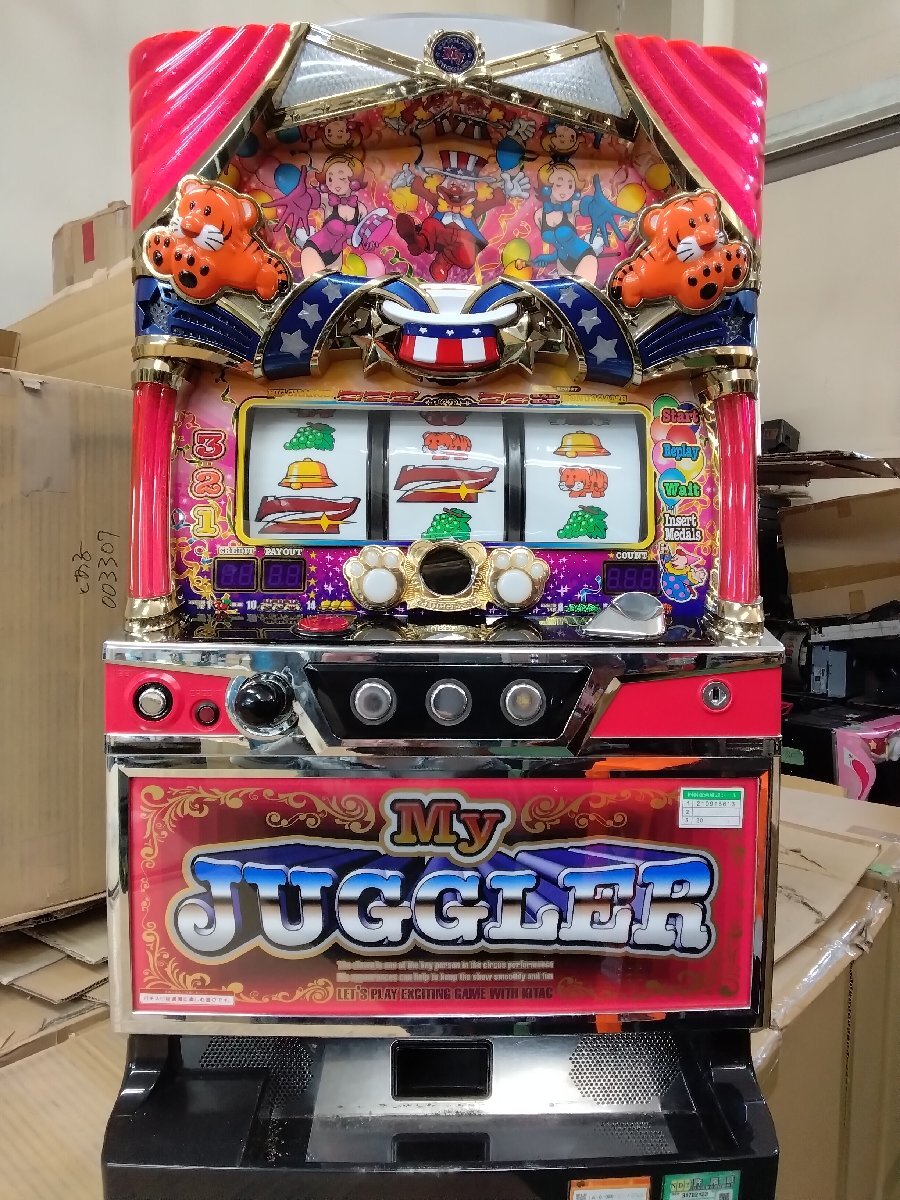 本日限定価格実機 マイジャグラー5 V 不要機付き直接引取り限定 マイ