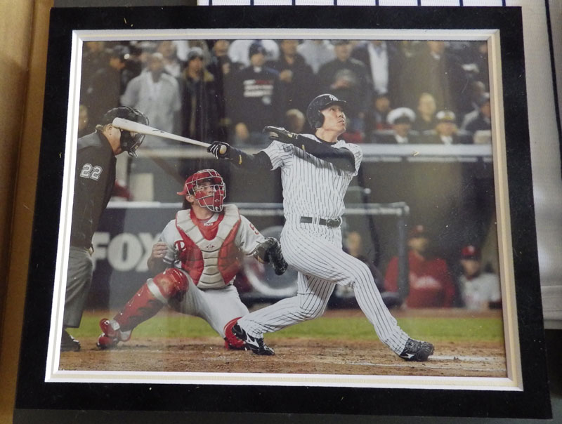 楽天市場】松井秀喜直筆サイン入り 2009年ワールドシリーズMVP記録書込