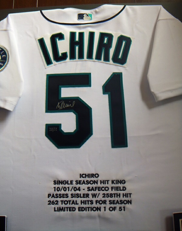 楽天市場】【祝：殿堂入り】イチロー直筆サイン入り シーズン最多安打