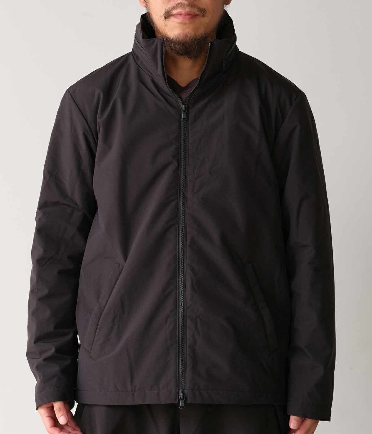 楽天市場】【別注】【junhashimoto|ジュンハシモト】NYLON ZIP BLOUSON