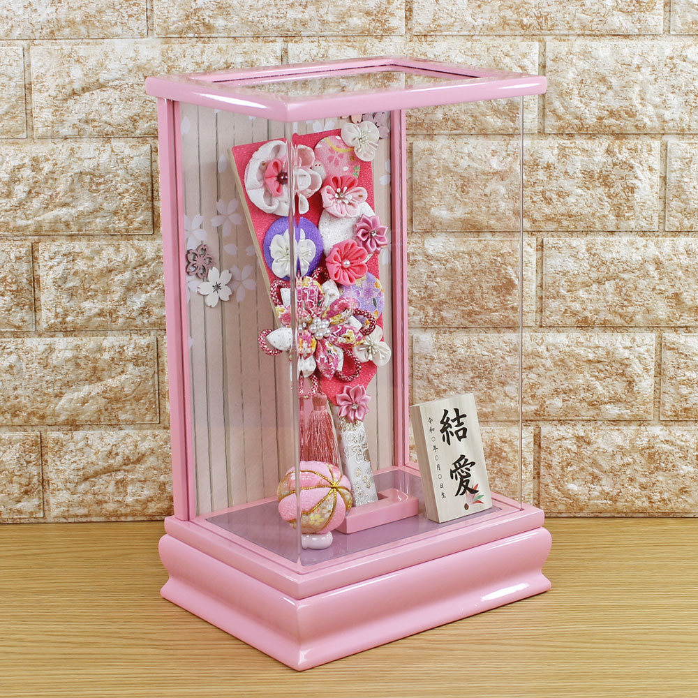 楽天市場】羽子板 初正月 ケース入り(9号 摘み細工 つまみ細工 羽子板