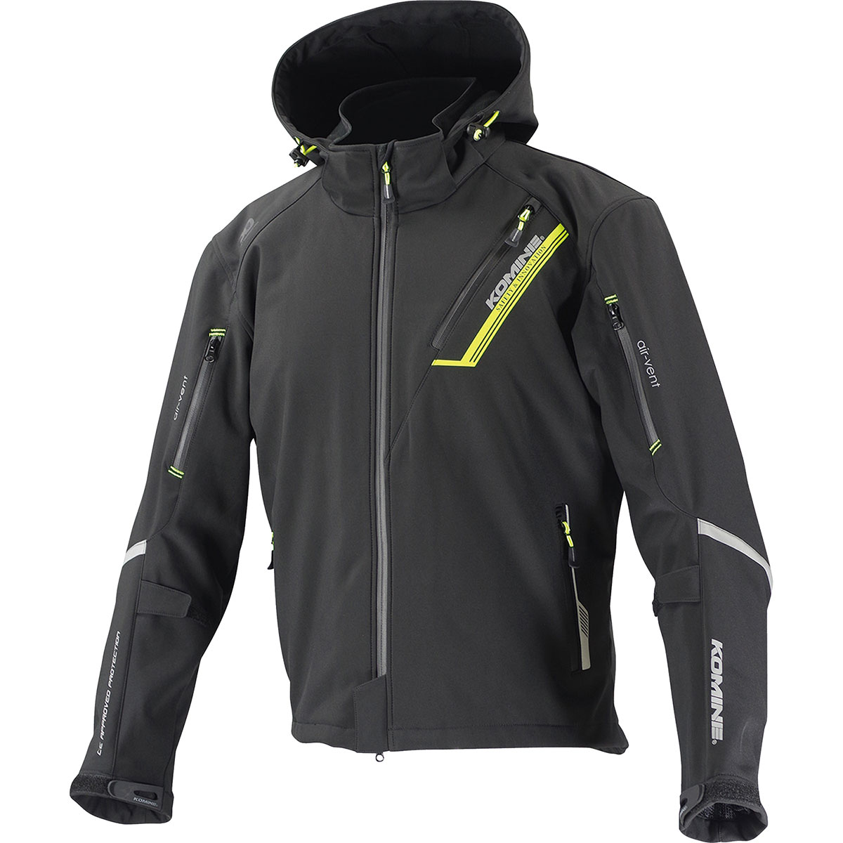 コミネ プロテクトソフトシェルウインターパーカ-イフ JK-579 (バイク