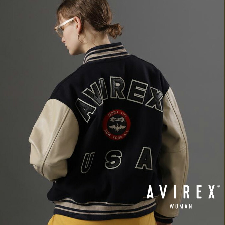 楽天市場】AVIREX 公式通販｜L-STADIUM JACKET SIGNATURE LOGO