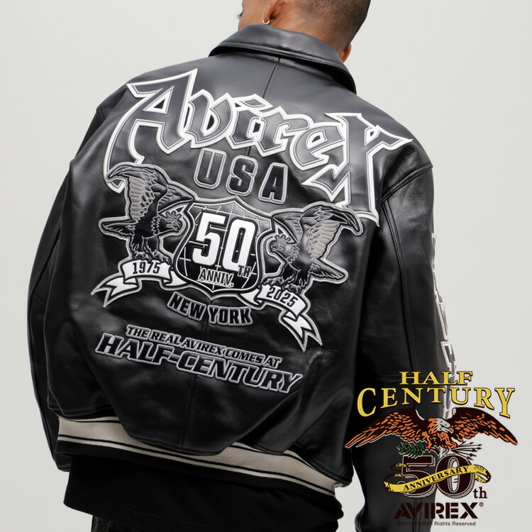 楽天市場】AVIREX 公式通販｜《50th Anniversary》GRAPHIC VARSITY