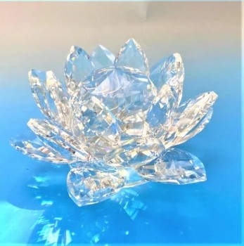 楽天市場】☆天使の輝き☆【幸運を呼ぶクリスタル蓮の花 12.5cm 大