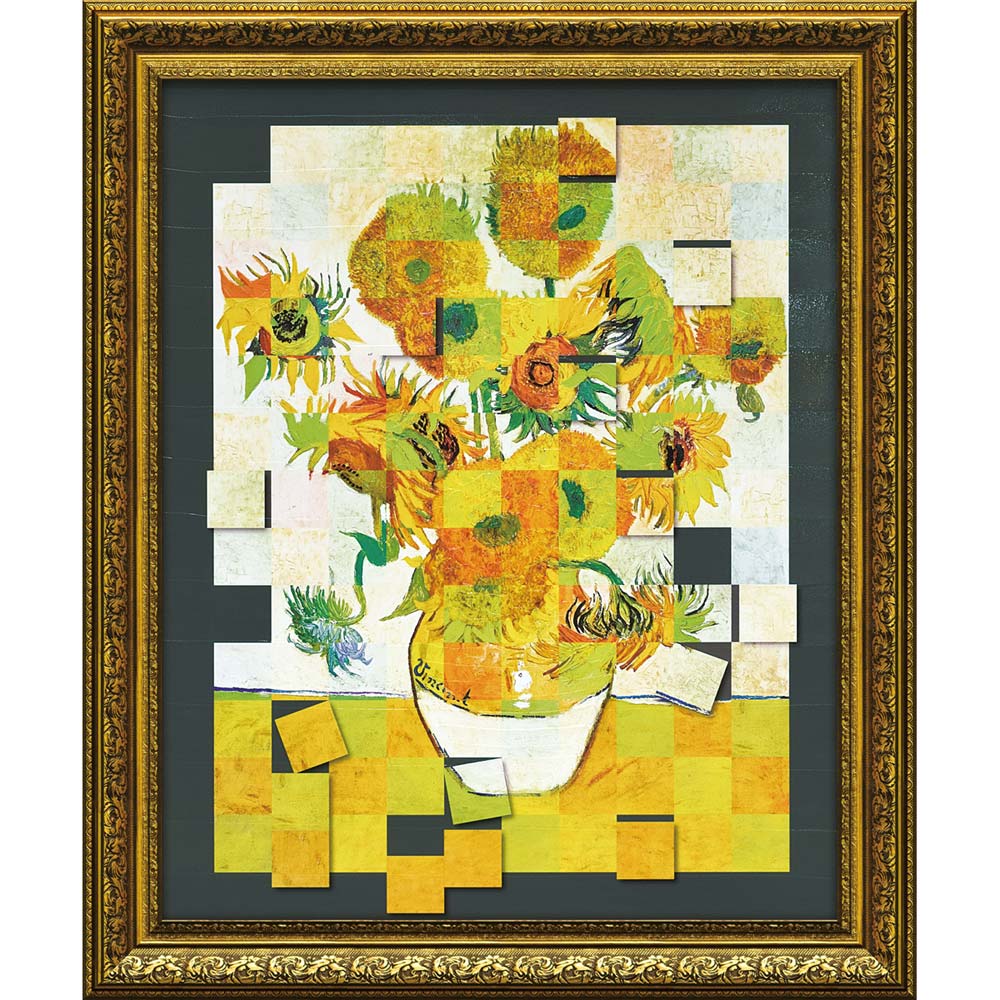 楽天市場】絵画 名画モザイクアート 〜アートフレーム〜 ゴッホ