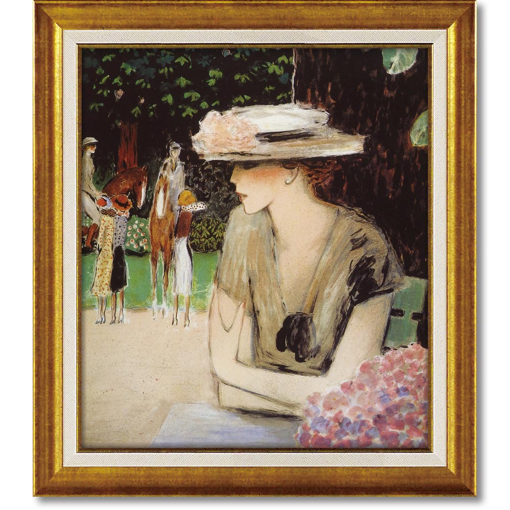 楽天市場】絵画 カシニョール「カバリエ（Lサイズ）」 額入り 女性画