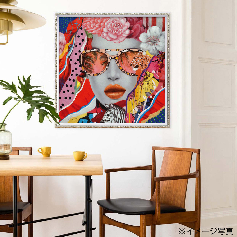 楽天市場】絵画 オイル ペイント アート「ワイルド コラージュ（M