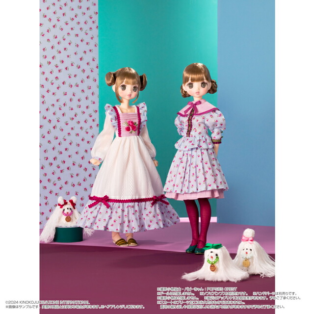 楽天市場】アゾン BonBons レトロ花柄ワンピースセット AZONE Pookie